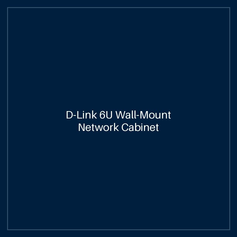 D-Link 6U Wall-Mount Network Cabinet