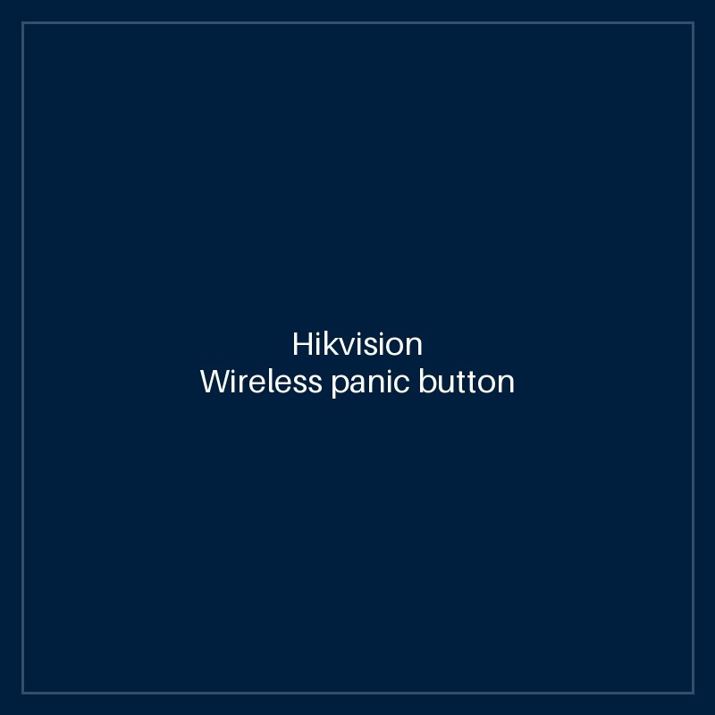 Hikvision Wireless panic button