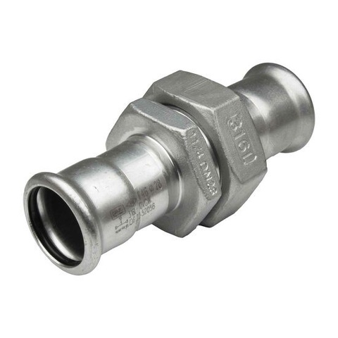 Three-Piece Tap Connector Stainless Steel MT-Press