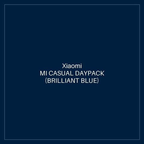 MI CASUAL DAYPACK (BRILLIANT BLUE)