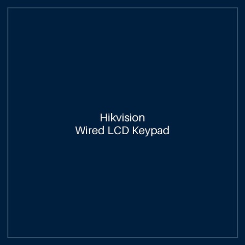 Hikvision Wired LCD Keypad
