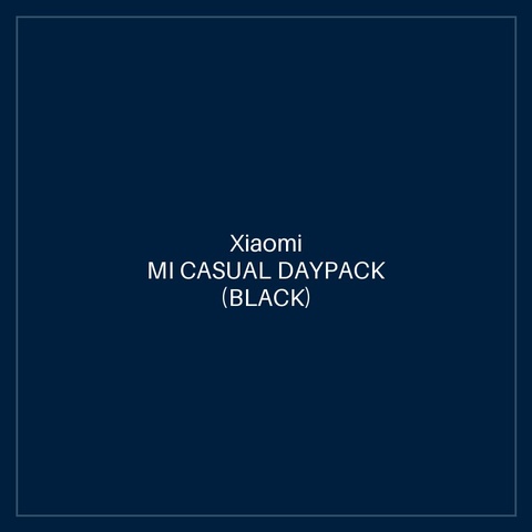 MI CASUAL DAYPACK (BLACK)