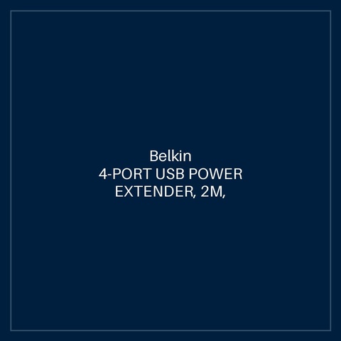 4-PORT USB POWER EXTENDER, 2M, BLK