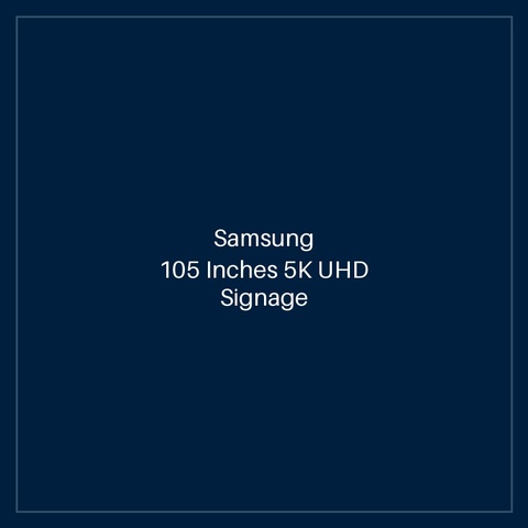105 Inches 5K UHD Signage QPDX-5K series