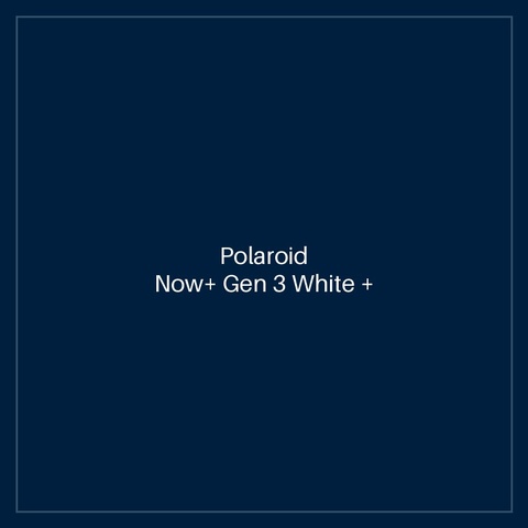 Polaroid Now+ Gen 3 White + Color Film Bundle (8 photos)