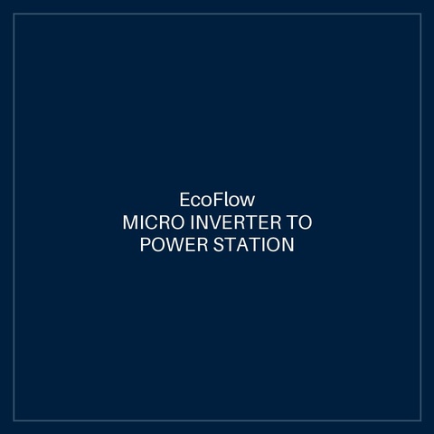 MICRO INVERTER TO POWER STATION CONNECTION CABLE - XT150 (0.4M) DELTA PRO CABLE
