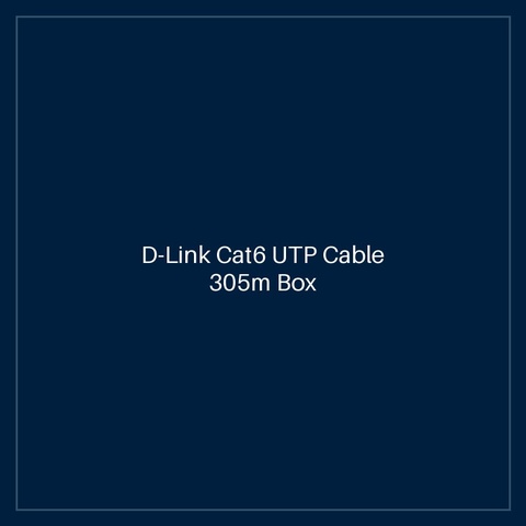 D-Link Cat6 UTP Cable 305m Box
