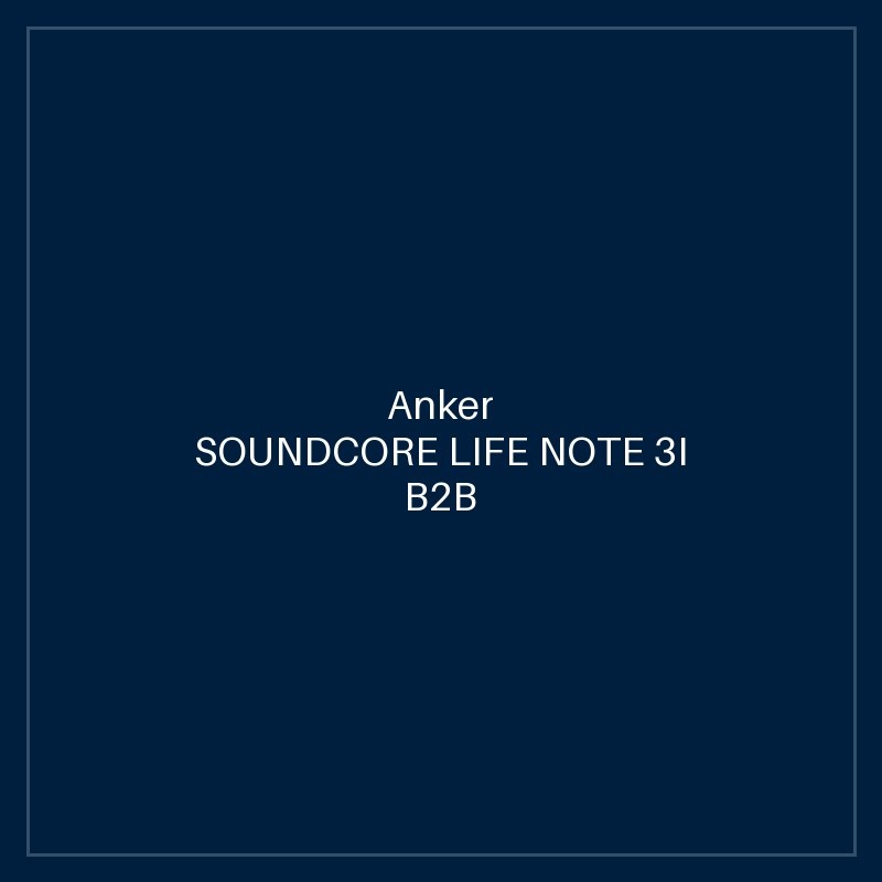 SOUNDCORE LIFE NOTE 3I B2B - IN BLACK ITERATION