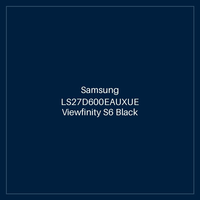Samsung LS27D600EAUXUE Viewfinity S6 Black
