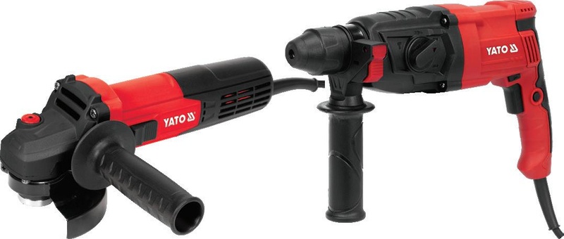 Power tool set – rotary hammer and angle grinder