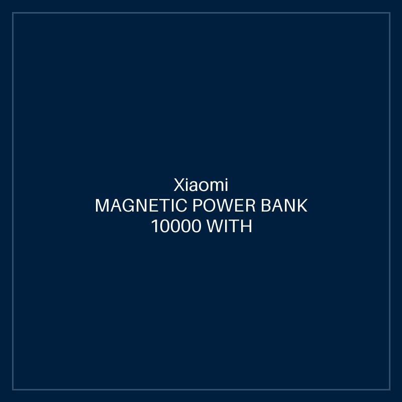 XIAOMI MAGNETIC POWER BANK 10000 WITH BUILT-IN STAND GRAY