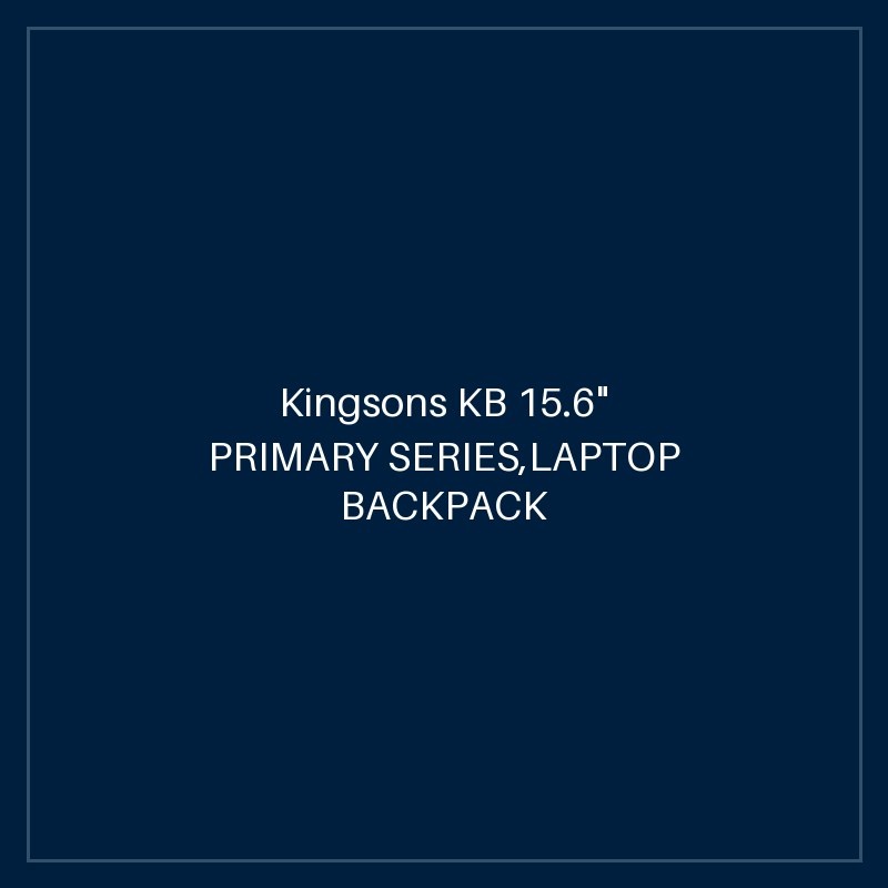 Kingsons KB 15.6" PRIMARY SERIES,LAPTOP BACKPACK