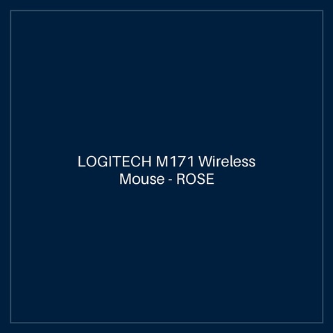 LOGITECH M171 Wireless Mouse - ROSE