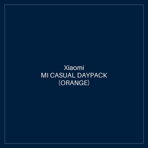 MI CASUAL DAYPACK (ORANGE)