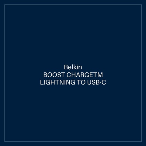 BELKIN BOOST CHARGETM LIGHTNING TO USB-C CABLE_BRAIDED, 2M, WHITE