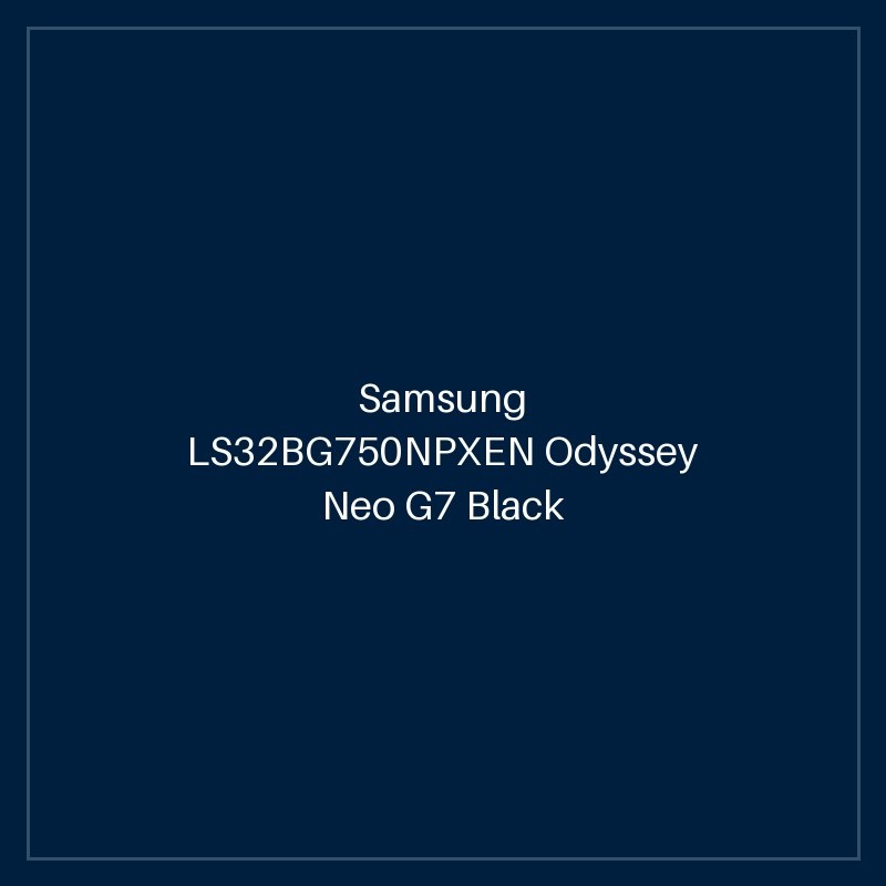 Samsung LS32BG750NPXEN Odyssey Neo G7 Black