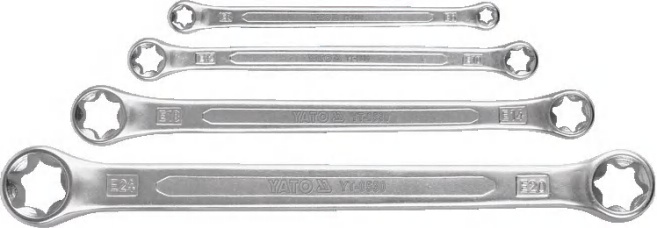 Torx ring spanner set