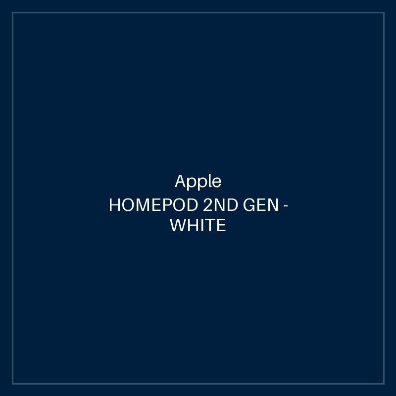 HOMEPOD 2ND GEN - WHITE