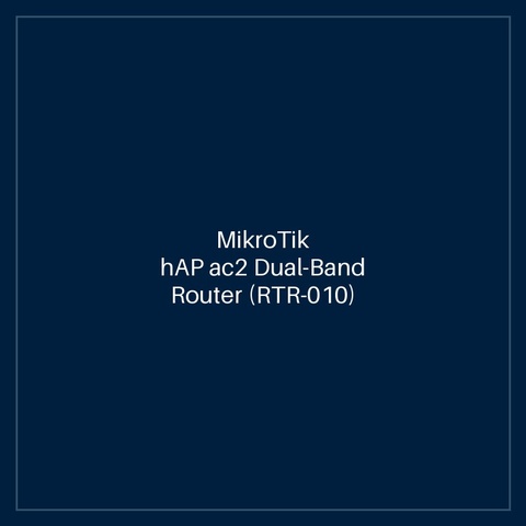 MikroTik hAP ac2 Dual-Band Router (RTR-010)
