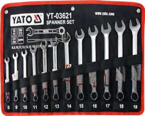Combination spanner set