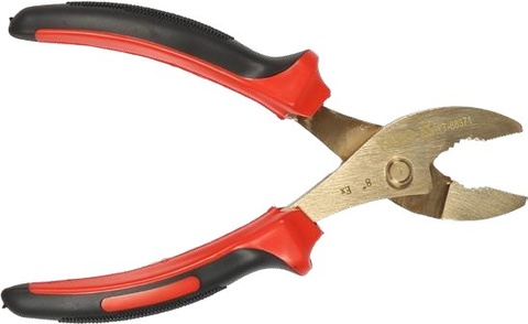 Non-sparking adjustable combination pliers 8" g