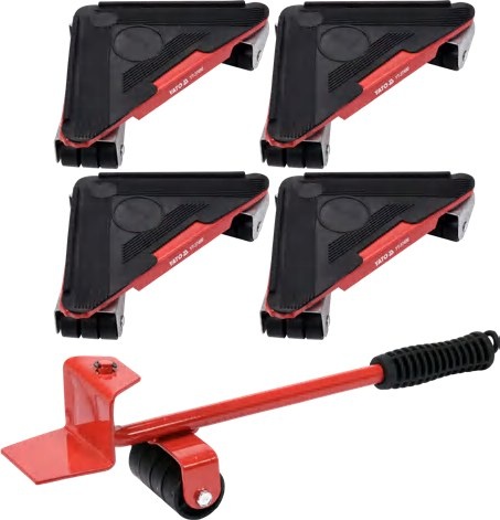 Furniture transport roller set