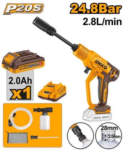 Ingco Cordless pressure washer