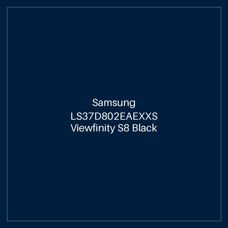 Samsung LS37D802EAEXXS Viewfinity S8 Black