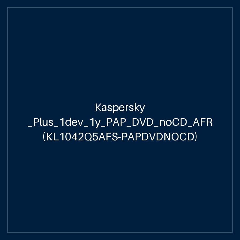 Kaspersky_Plus_1dev_1y_PAP_DVD_noCD_AFR (KL1042Q5AFS-PAPDVDNOCD)
