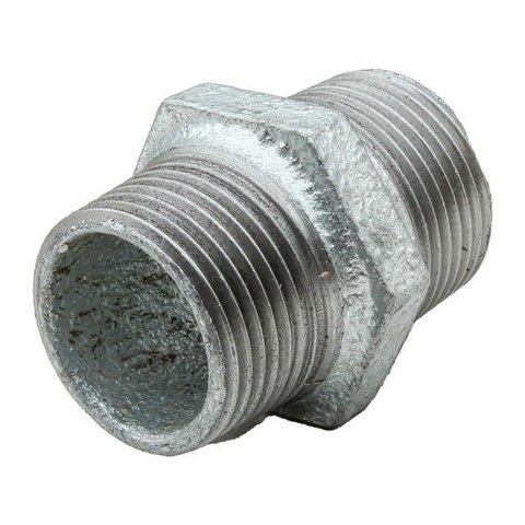 M-M Nipple Galvanized Iron