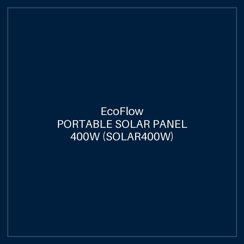 ECOFLOW PORTABLE SOLAR PANEL 400W (SOLAR400W)