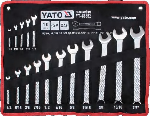 Combination spanner set