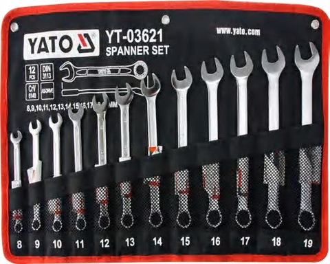 Combination spanner set