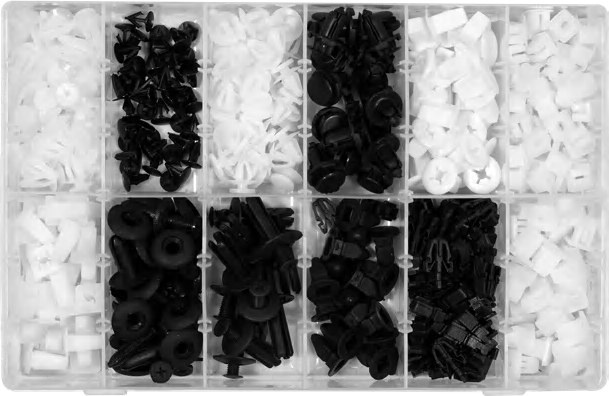 Trim clips assortment