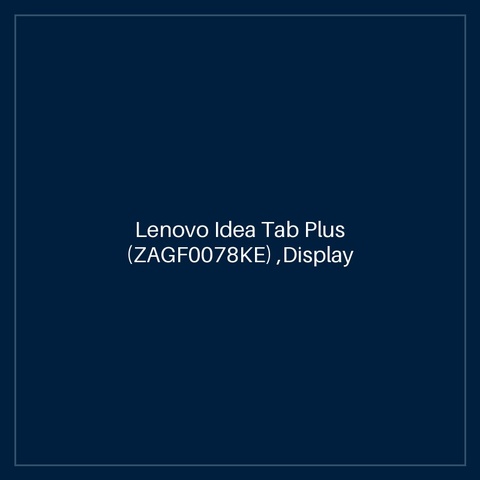 Lenovo Idea Tab Plus (ZAGF0078KE) ,Display 12.1" 2.5K IPS, 90Hz, 600/800 nits ,MediaTek Dimensity 6400,Android™ 15 or Later , RAM 12GB LPDDR4x ,Storage 256GB UFS 2.2 (microSD up to 2TB) ,Front Camera 8MP ,Rear Camera 13MP,Audio Quad Speakers with Dolby At