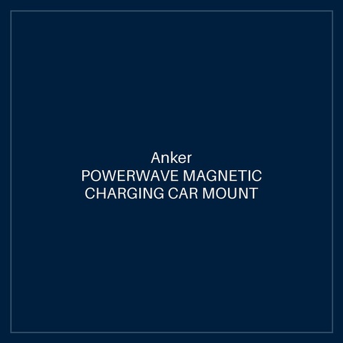 ANKER POWERWAVE MAGNETIC CHARGING CAR MOUNT BLACK+WHITE