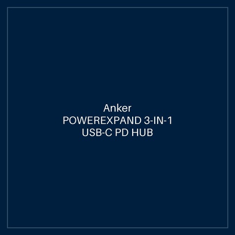ANKER POWEREXPAND 3-IN-1 USB-C PD HUB GRAY