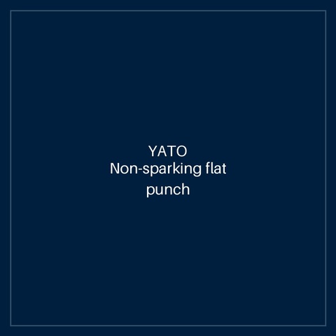 Non-sparking flat punch 16*180 mm