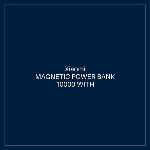 XIAOMI MAGNETIC POWER BANK 10000 WITH BUILT-IN STAND GRAY