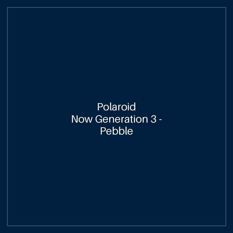 Polaroid Now Generation 3 - Pebble White