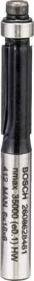 Bosch Routing: Flush trim bit 6 mm, D 6 mm, L 16,2 mm, G 54 mm