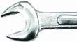 Open end swivel head socket wrench