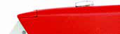Utility knife with trapezoid blade
