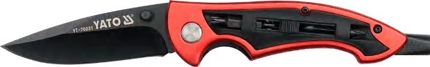 Multifunction folding knife with bits