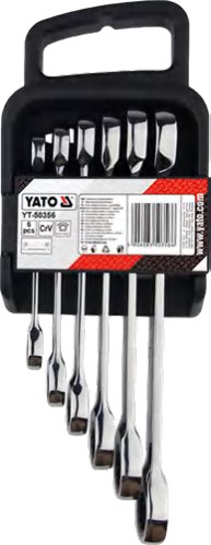 Combination ratchet wrench set