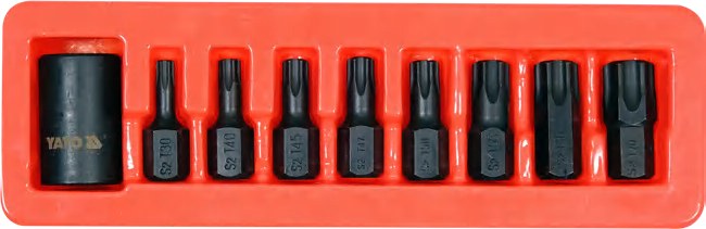 Impact bit socket set