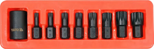 Impact bit socket set