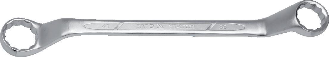 Bi-hexagonal ring spanner 50x55 mm