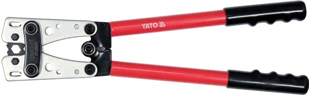 Cable lug crimping pliers