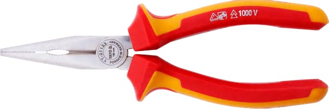Insulated long nose plier 200 mm